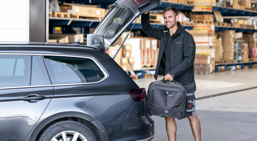 Service team ready to go