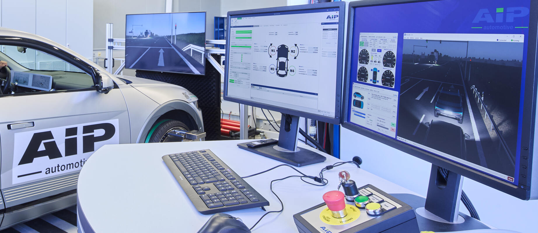 Prüfstand mit Echtzeit‑Monitoring