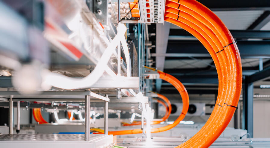 Batterietest-System im Einsatz