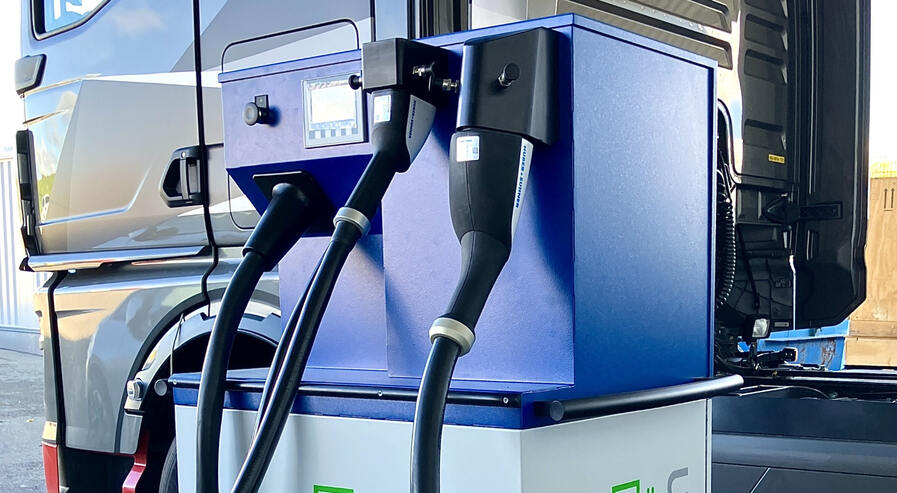 Mobile MCS-Ladestation Anschlüsse
