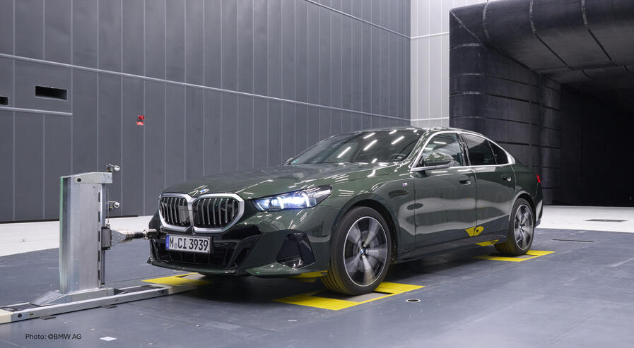 Vehicle testing under controlled conditions