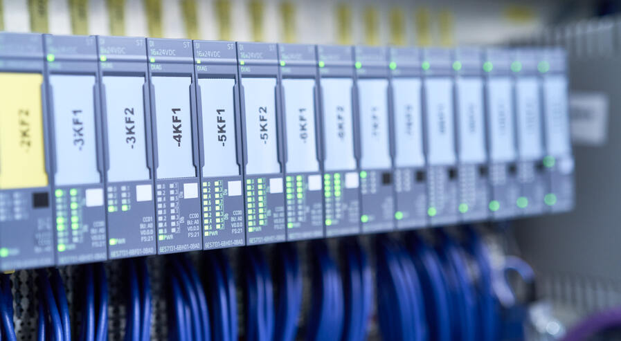 control cabinet view