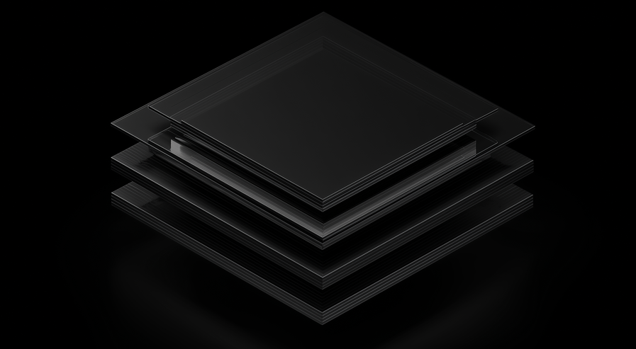 Multiple platforms stacked on top of each other