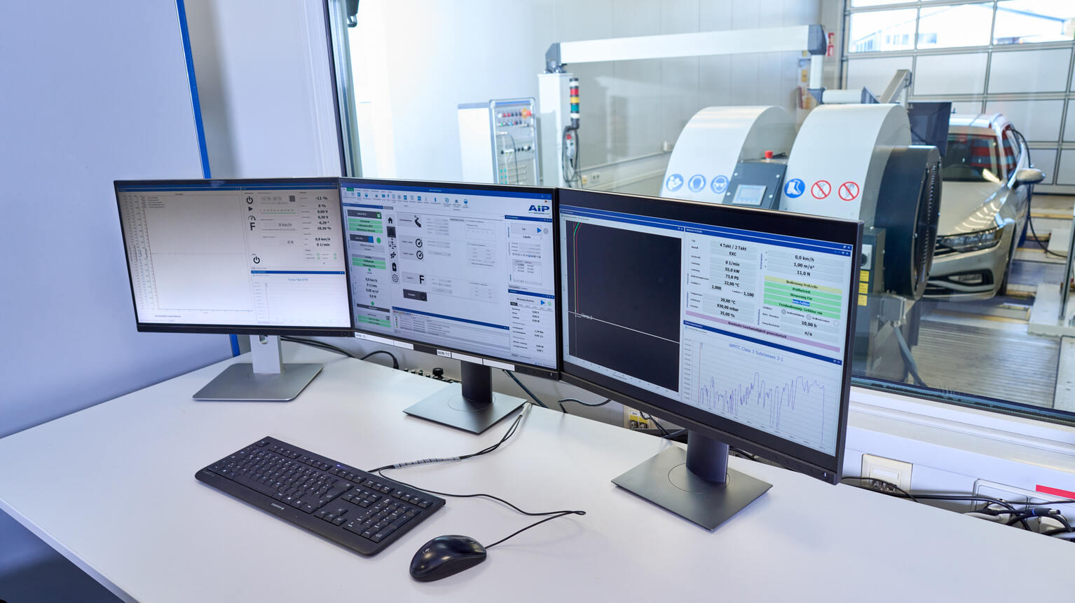 Digital test bench monitoring