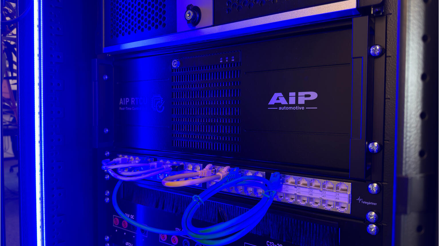 Real-time computer in the control cabinet