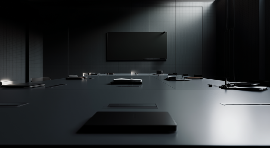 Konferenztisch im Meetingraum